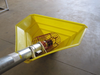 Yellow Auger Hopper for 8
