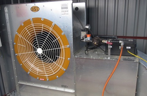 GSI 18.5kw fan & modulating heater