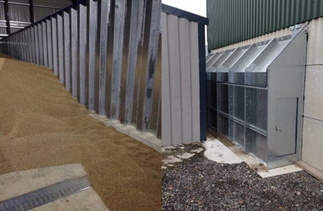 Steel wall & laterals / Outside tunnel