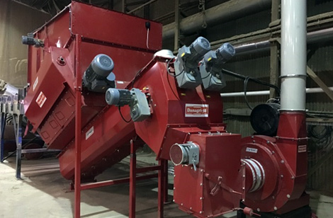 Twin auger systems for straw