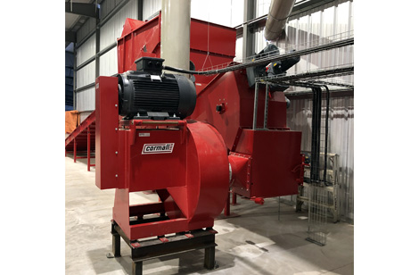 Cormall HDH-1000 hammer mill and stone trap